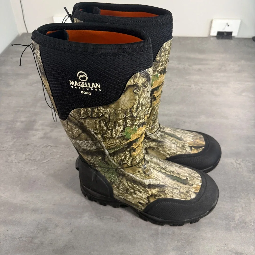 Magellan Outdoors Hunting Boots Mens 13 Camo 800g Insulated Waterproof Wader